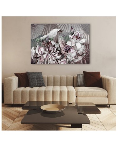 Leinwandbild modern - Heilige Lotos und Fanter | Feeby