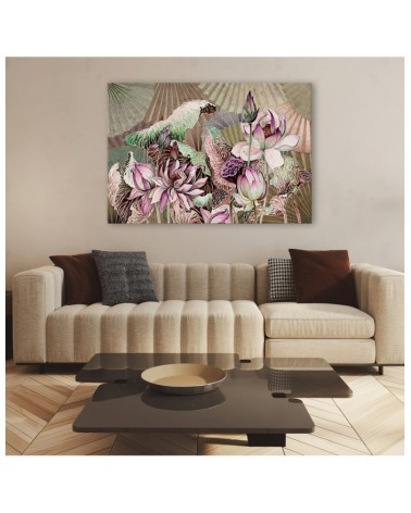 Leinwandbild - Heilige Lotos und Fanter | Feeby