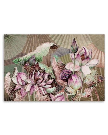 Leinwandbild - Heilige Lotos und Fanter | Feeby