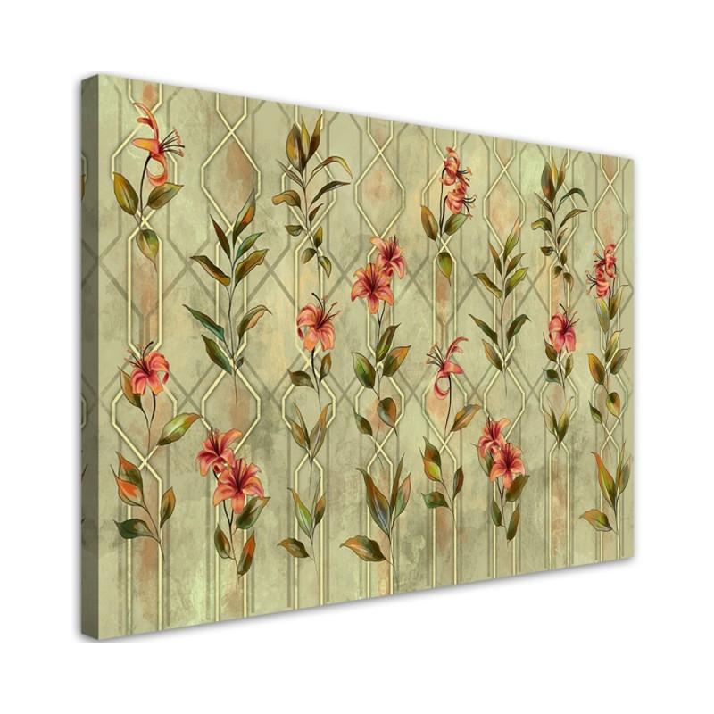 Modernes Wandbild - Lilia gelbe Blume | Feeby