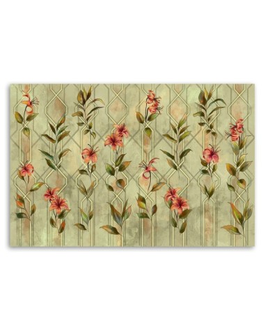 Modernes Wandbild - Lilia gelbe Blume | Feeby