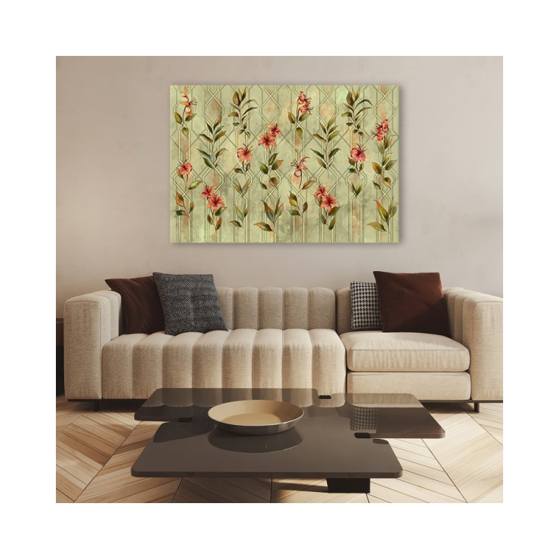 Modernes Wandbild - Lilia gelbe Blume | Feeby