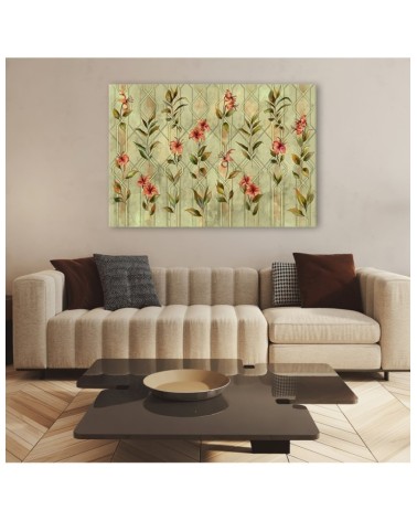 Modernes Wandbild - Lilia gelbe Blume | Feeby