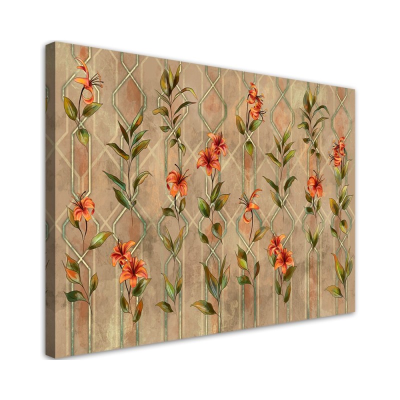 Leinwandbild - Lilia gelbe Blume | Feeby