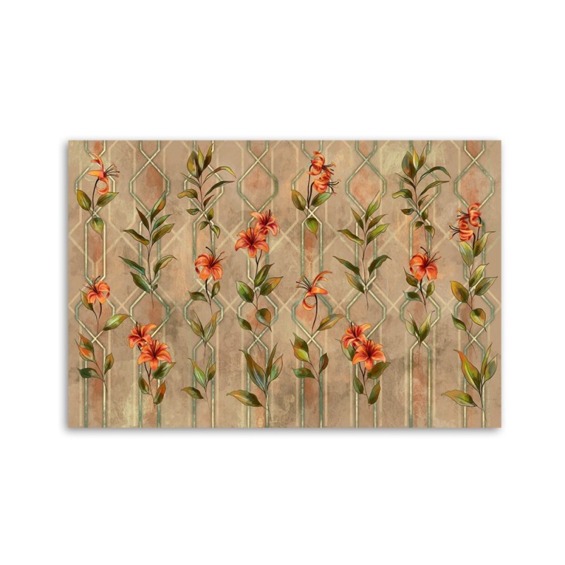 Leinwandbild - Lilia gelbe Blume | Feeby