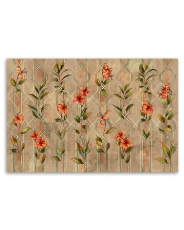 Leinwandbild - Lilia gelbe Blume | Feeby