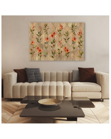 Leinwandbild - Lilia gelbe Blume | Feeby