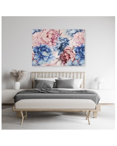 Bild auf Leinwand - Pastell Peonien Blumen Natur | Feeby