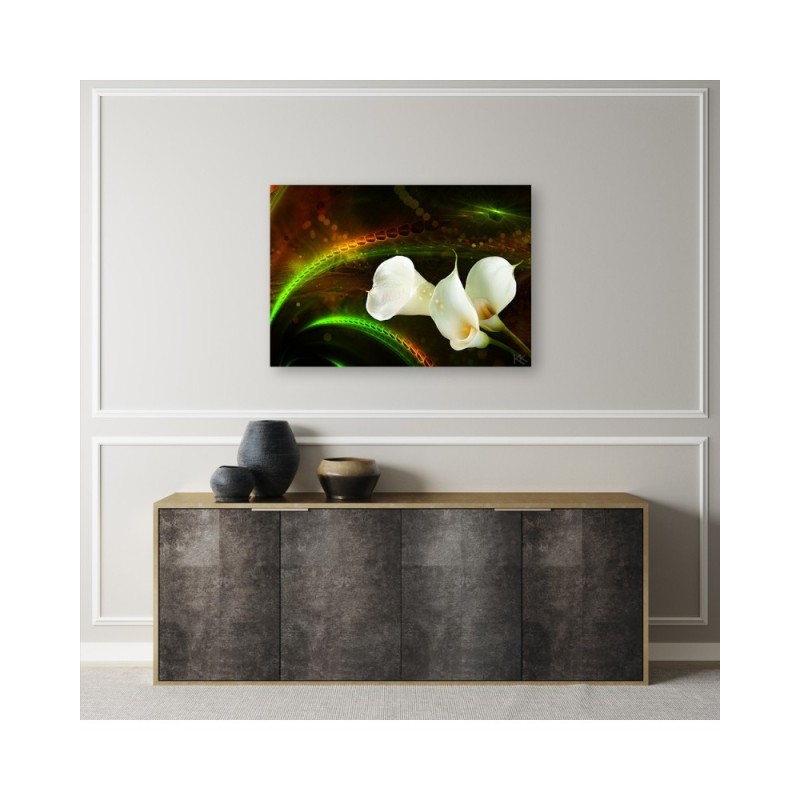 Leinwandbild - Kalien Blumen Pflanzen | Feeby