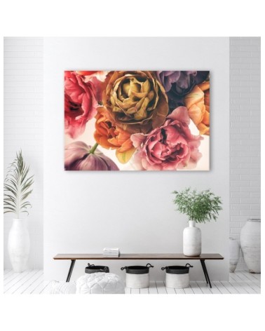 Leinwandbild - Blumenstrauß Bunte Blumen | Feeby