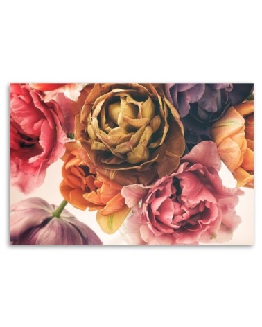 Leinwandbild - Blumenstrauß Bunte Blumen | Feeby