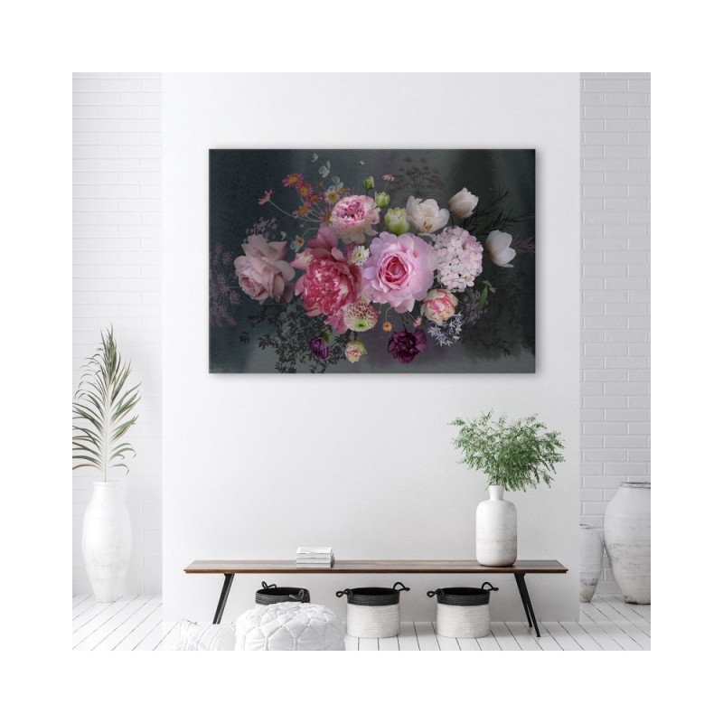 Modernes Wandbild - Vintage Flowers Bouquet | Feeby