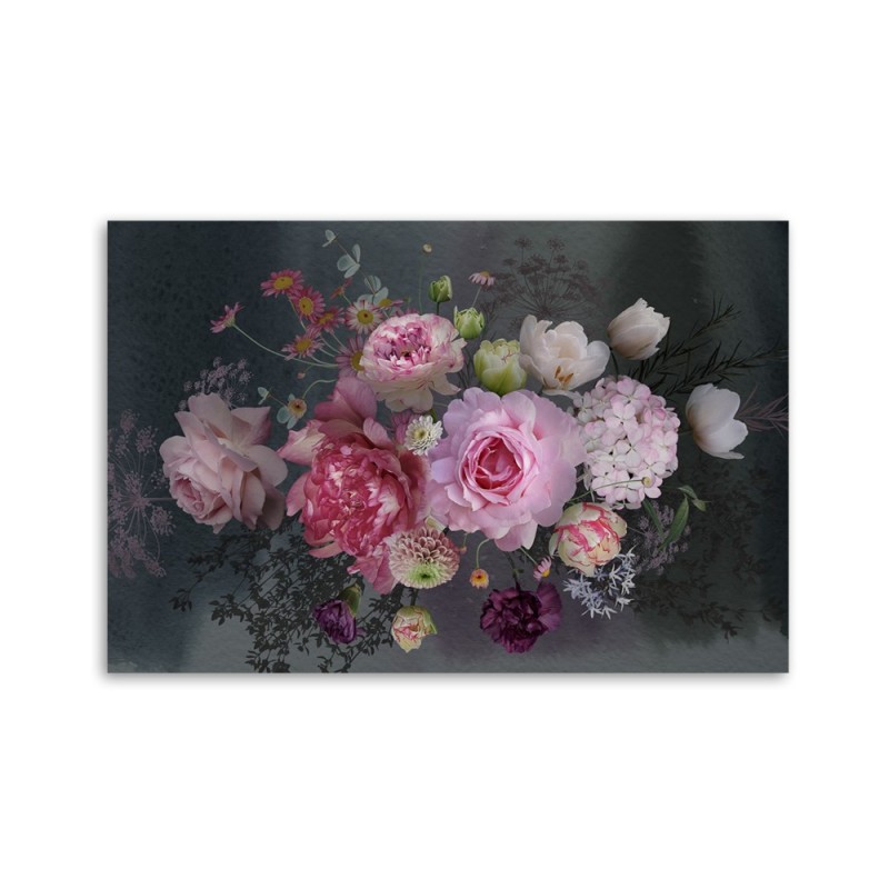 Modernes Wandbild - Vintage Flowers Bouquet | Feeby
