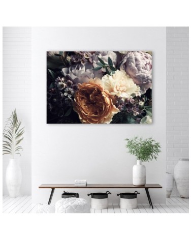 Bild auf Leinwand - Pastell Peony Bouquet Blumen | Feeby