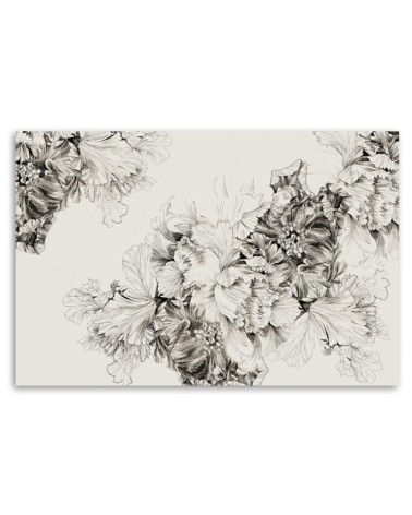 Leinwandbild - Vintage Blumenmotiv | Feeby