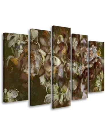 Canvas print 5-part - Iris flower | FEEBY