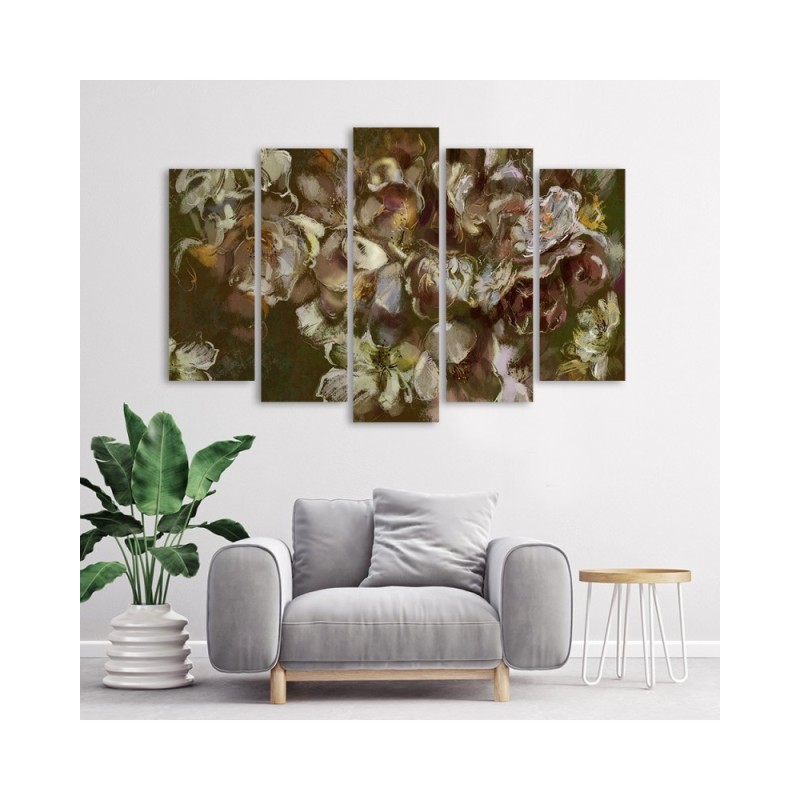 Modernes Wandbild - Iris Blume | Feeby