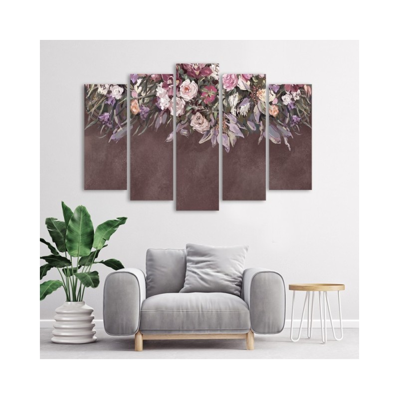 Bild auf Leinwand - Blumen überwachsen | Feeby