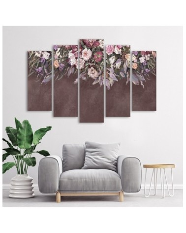 Bild auf Leinwand - Blumen überwachsen | Feeby