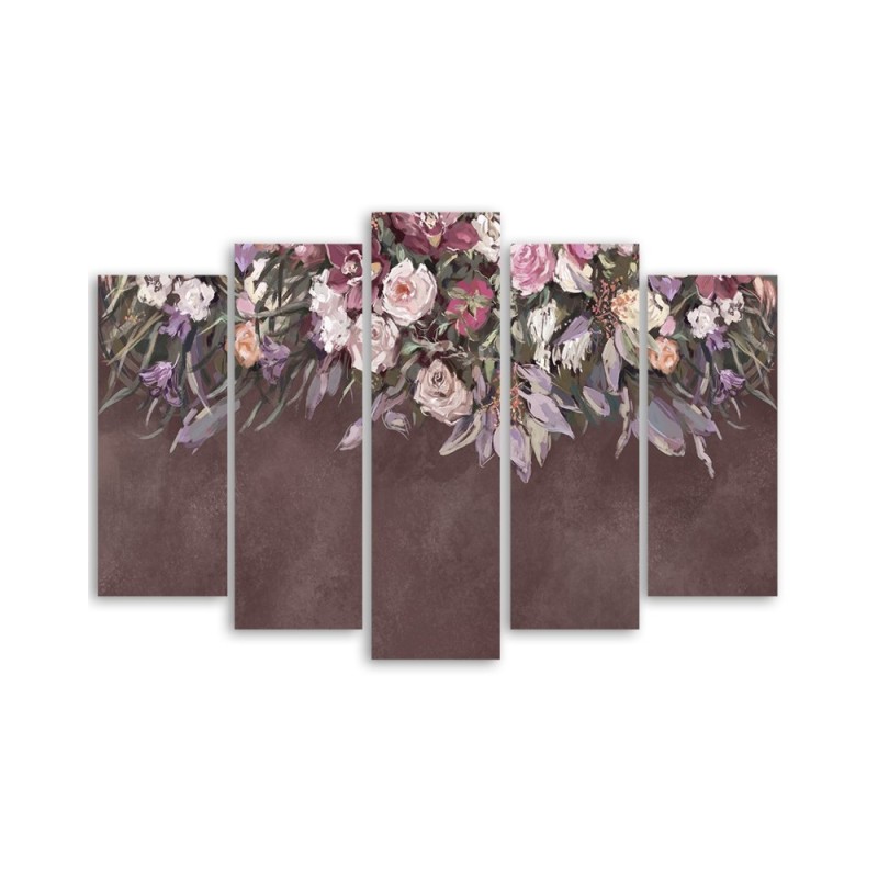 Bild auf Leinwand - Blumen überwachsen | Feeby