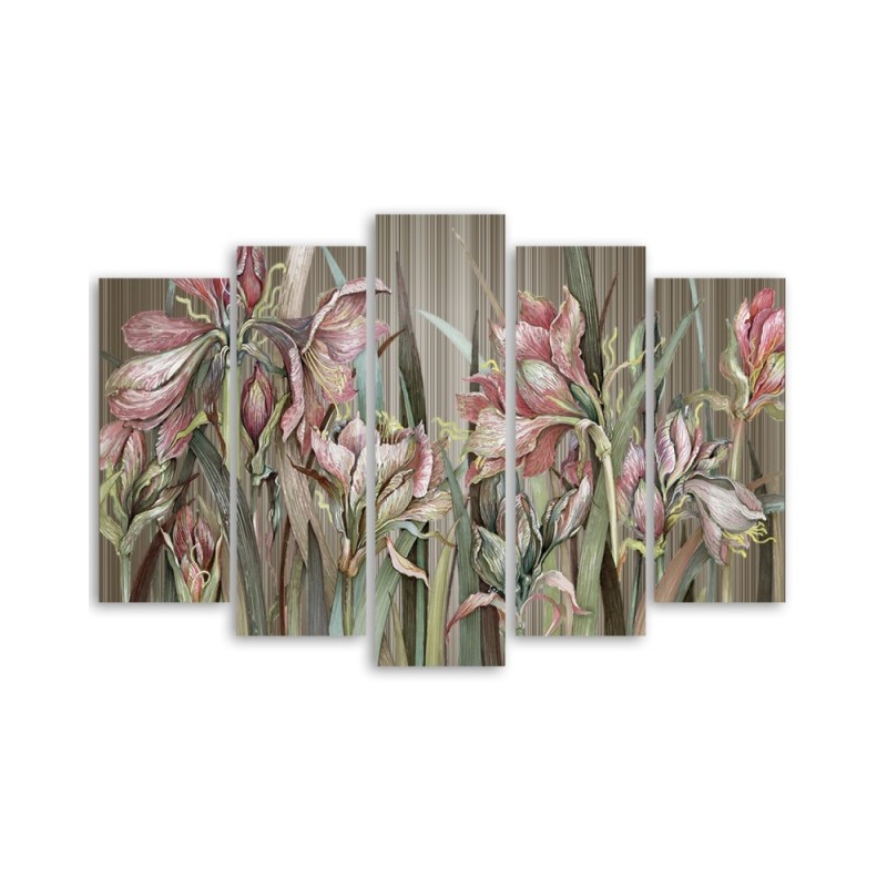 Leinwandbild - Iris Blumen | Feeby