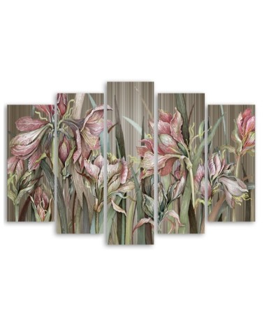 Leinwandbild - Iris Blumen | Feeby