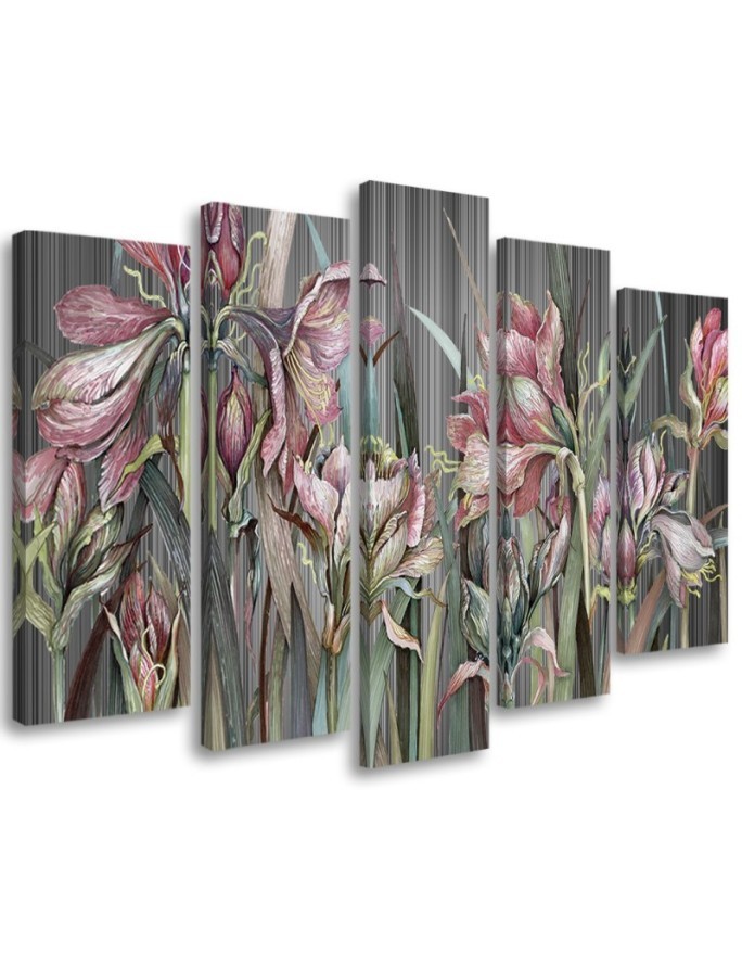 Leinwandbild - Iris Blumen | Feeby