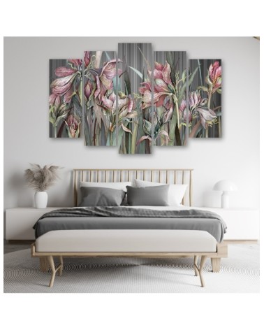 Leinwandbild - Iris Blumen | Feeby