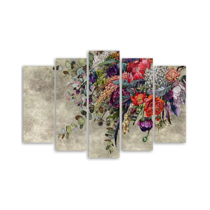 Modernes Wandbild - Blumenstrauß | Feeby