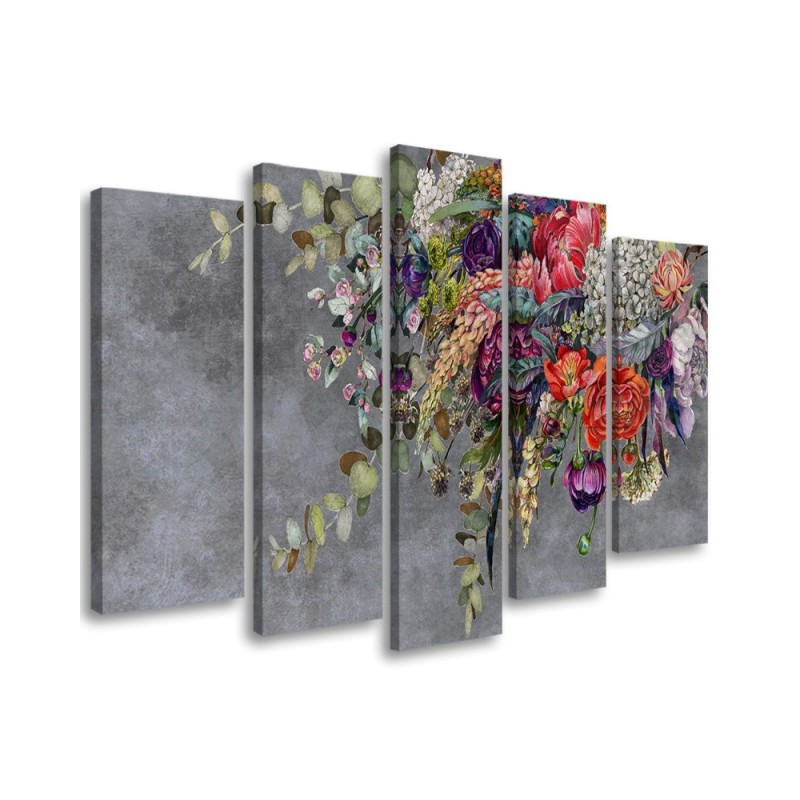 Dekoratives Leinwandbild - Blumenstrauß | Feeby