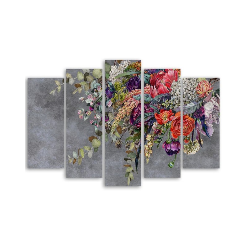 Dekoratives Leinwandbild - Blumenstrauß | Feeby