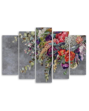 Dekoratives Leinwandbild - Blumenstrauß | Feeby