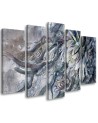 Canvas print for living room - Flower bouquets | FEEBY