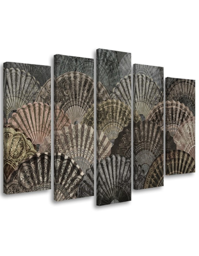 Bild auf Leinwand - Luxuriöse Fans | Feeby