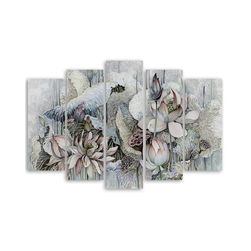 Bild auf Leinwand - Saint Lotos Blumen | Feeby