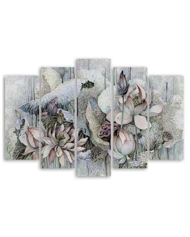 Bild auf Leinwand - Saint Lotos Blumen | Feeby