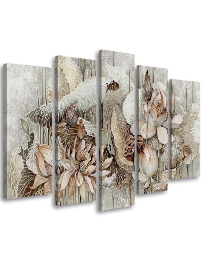 Bild auf Leinwand - Saint Lotos Blumen | Feeby