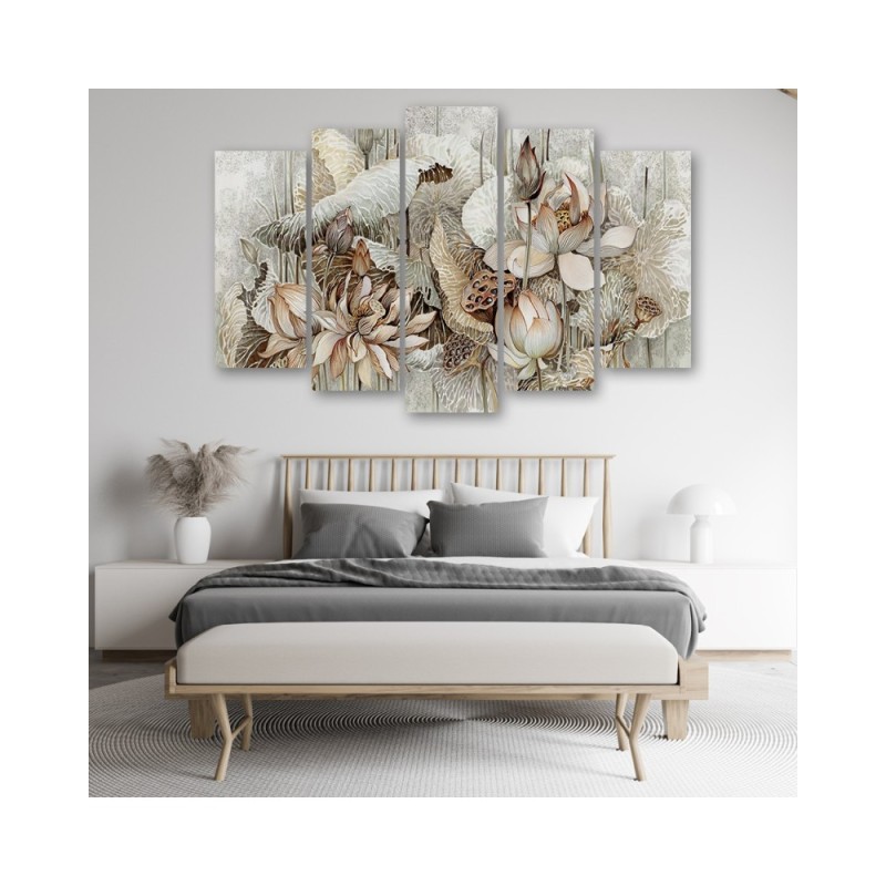 Bild auf Leinwand - Saint Lotos Blumen | Feeby