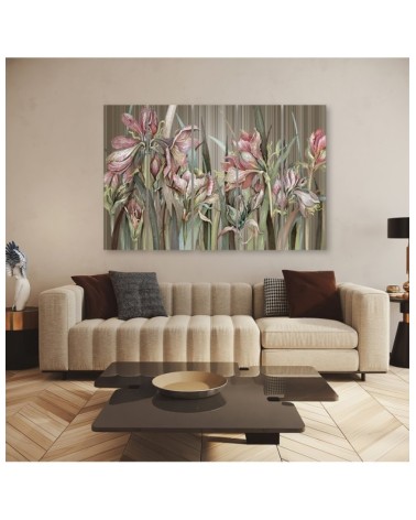 Modernes Wandbild - Iris Blumen | Feeby