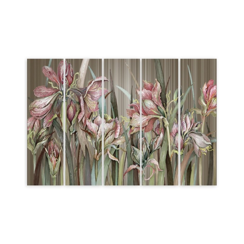 Modernes Wandbild - Iris Blumen | Feeby