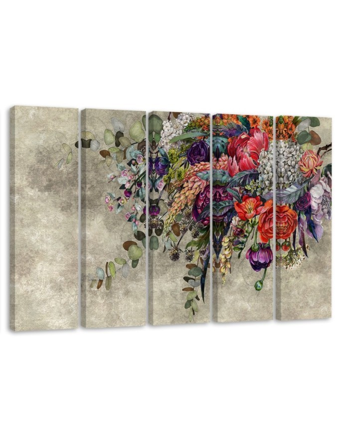 Leinwandbild - Blumenstrauß | Feeby