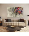 Flower bouquet - Interlocking pictures on Canvas for the bedroom | FEEBY