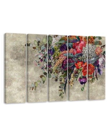 Bouquet of Flowers - Mixed media | FEEBY
