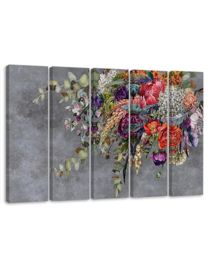 Leinwandbild modern - Blumenstrauß | Feeby