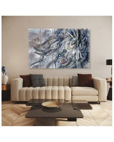 Wandbild für Wohnzimmer - Blume der Königin der Nacht | Feeby