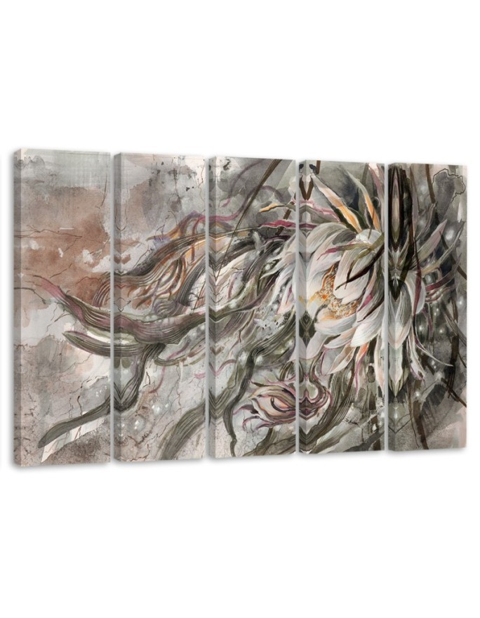 Modernes Wandbild - Blume der Königin der Nacht | Feeby