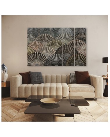 Dekoratives Leinwandbild - Luxuriöse Fans | Feeby