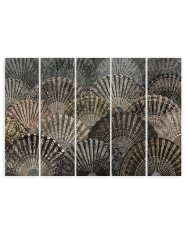 Dekoratives Leinwandbild - Luxuriöse Fans | Feeby