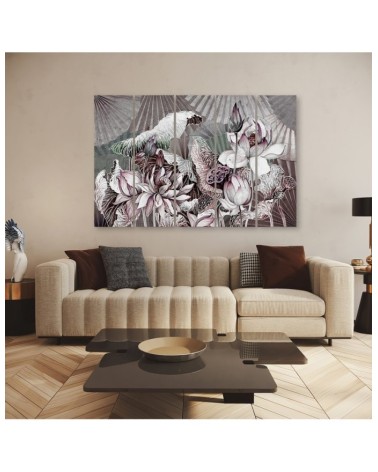 Leinwandbild - Heilige Lotos und Fanter | Feeby