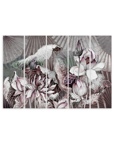 Leinwandbild - Heilige Lotos und Fanter | Feeby